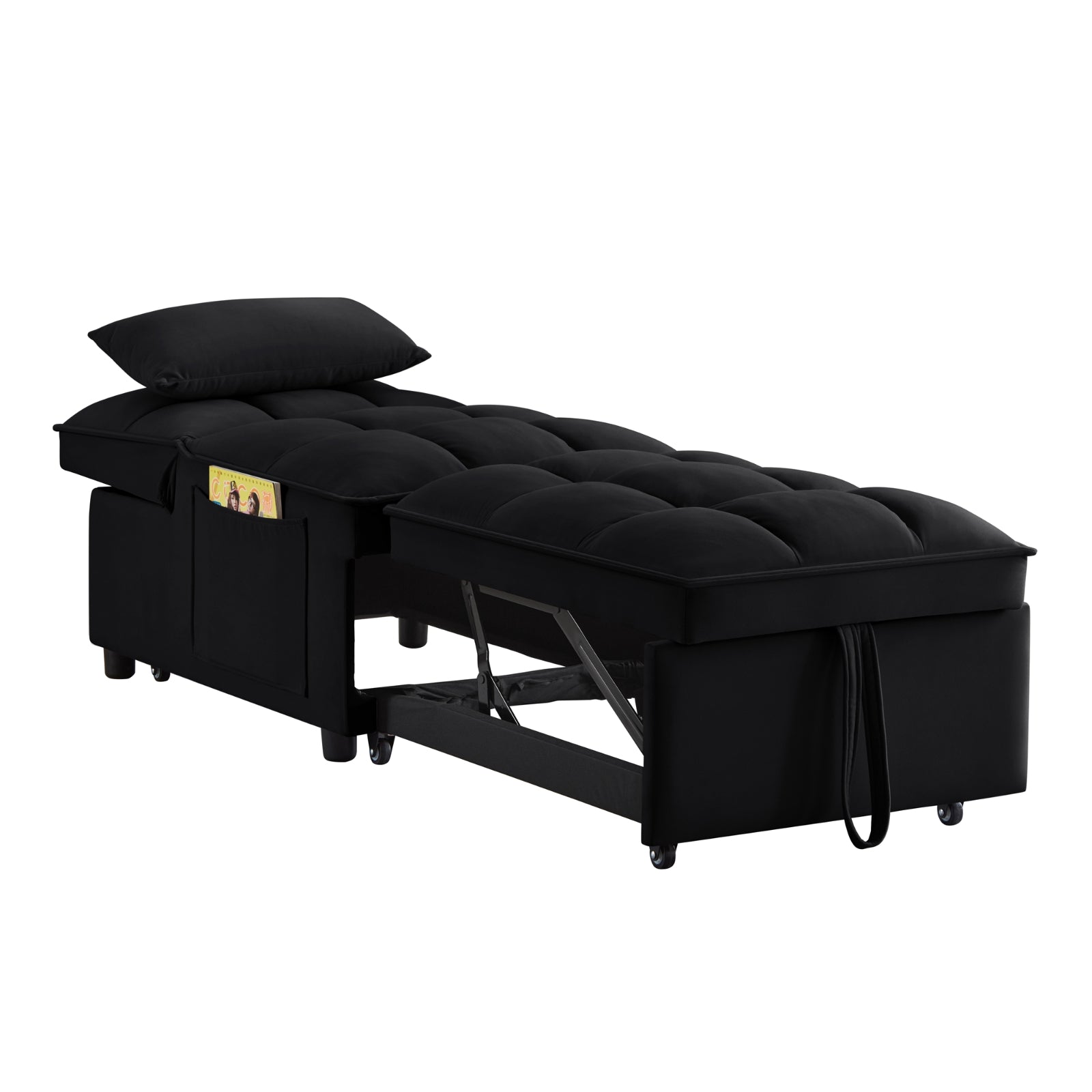 4-in-1 Multi-Function Single Sofa Bed With Storage