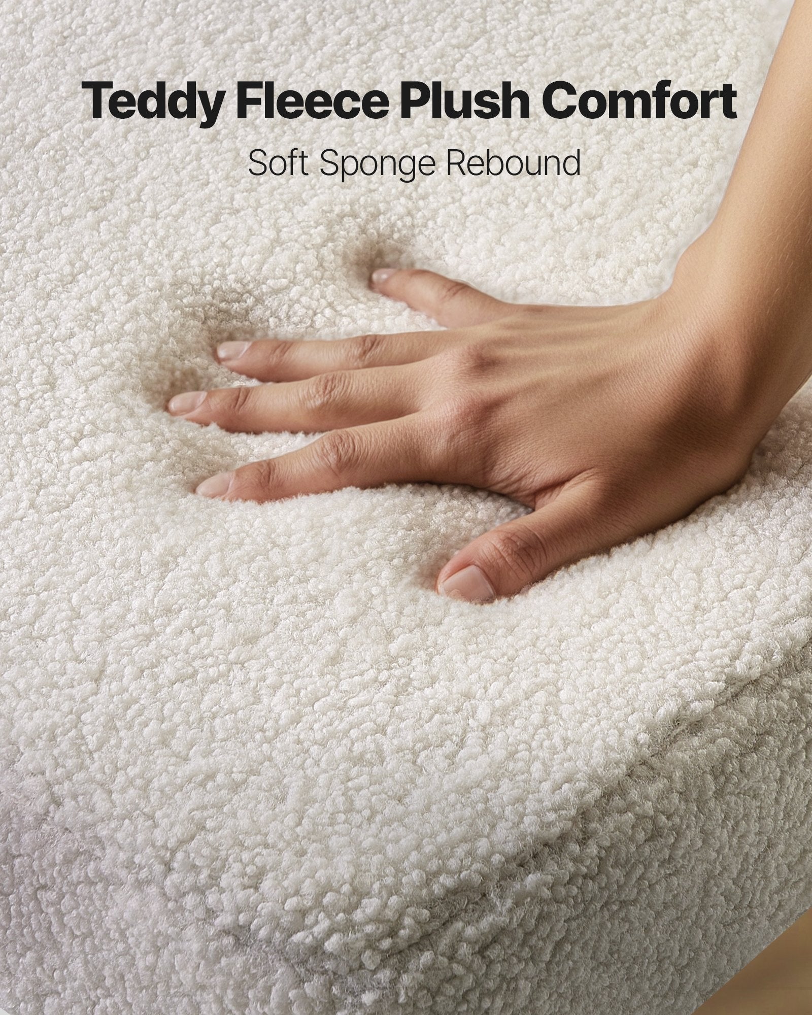 Set Of 2 Boucle Dining Chairs Modern Kitchen Chair Curved Backrest Metal Legs