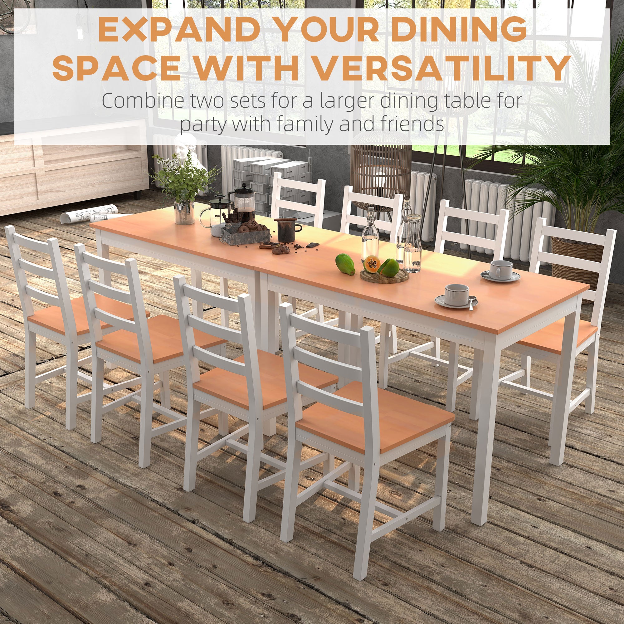 Dining Table Set for 4 chair only table