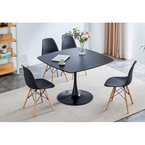 Fiberboard Black Dining Table only